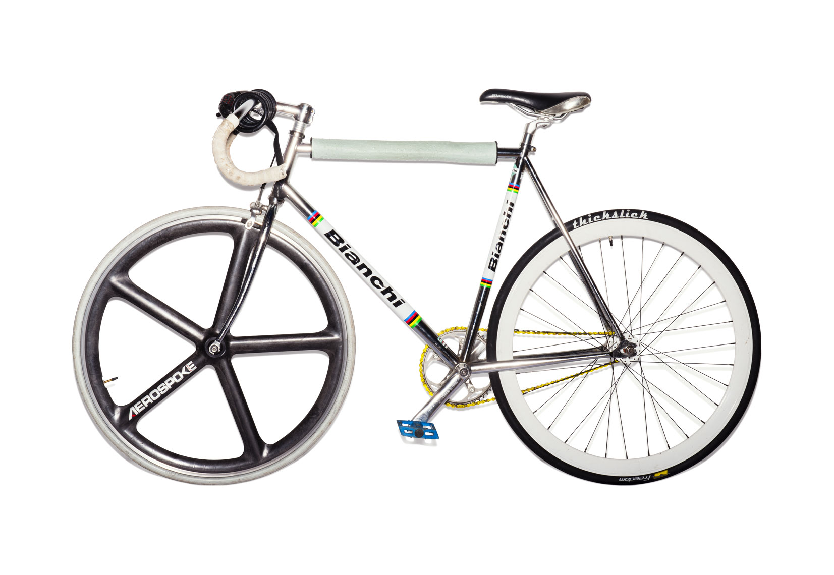 fixed gear bicycle for print catalog and social media