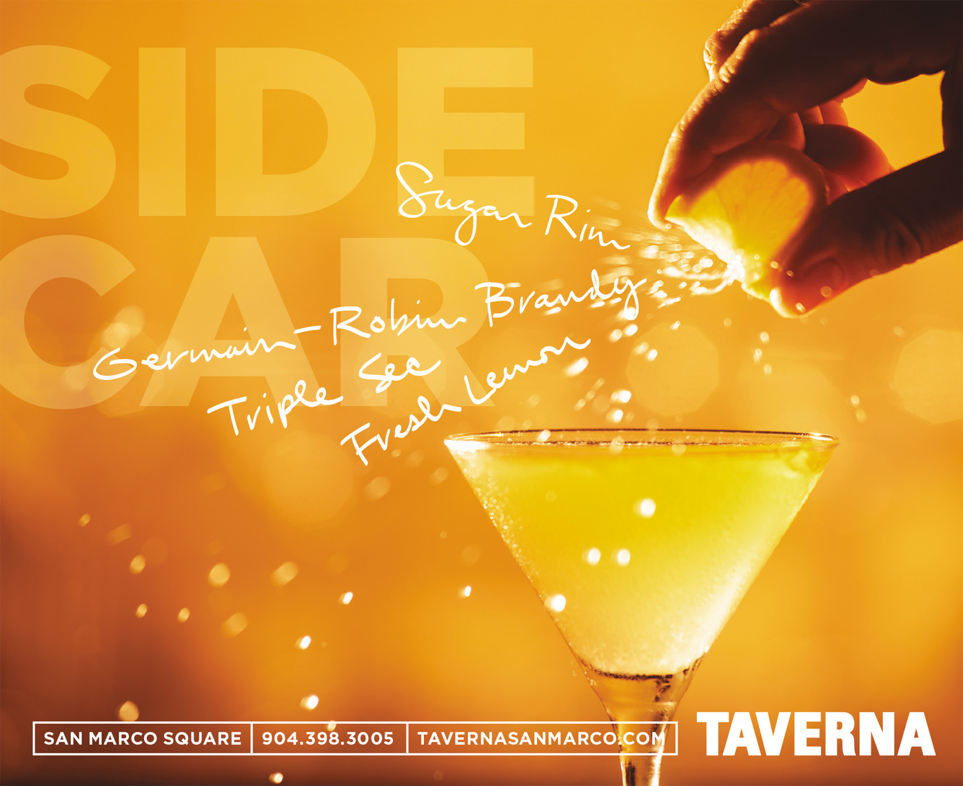 Food, Editorial, Advertising and Corporate Studio Location Photography Jacksonville, Florida Taverna Restaurant Cocktail Campaign
